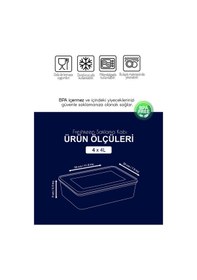 Resim Freshkeep 6 Lı 4l Şampanya Saklama Kabı - Gıda Koruma, Mikrodalga Ve Dondurucu Uyumlu Ekru 