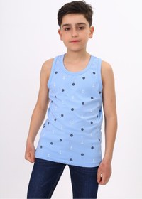 Resim Toontoy Erkek Çocuk Baskılı Bisiklet Yaka Basic Atlet 