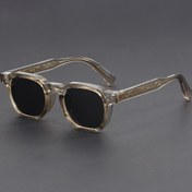 Resim Erkekler için Şık Çokgen Tam Çerçeve PC Lens Gözlükleri - Fotoğrafçılık, Parti, Dekoratif Gözlükler için Retro Bohem Moda - İdeal Hediye, Rahat Tasarım 