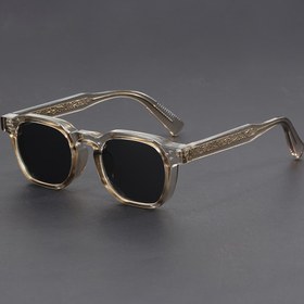 Resim Erkekler için Şık Çokgen Tam Çerçeve PC Lens Gözlükleri - Fotoğrafçılık, Parti, Dekoratif Gözlükler için Retro Bohem Moda - İdeal Hediye, Rahat Tasarım 