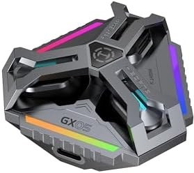 Resim Edifier GX05 True Wireless Bluetooth oyun kulaklığı, aktif gürültü önleme, ultra düşük gecikme süresi (2,4 GHz tepki hızı), LHDC, çift MIC, RGB, Fast Charge 