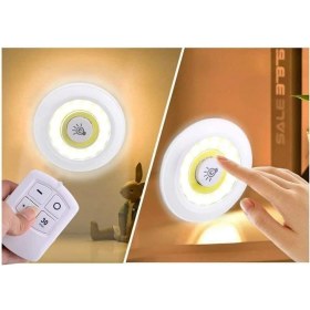 Resim 3lü Kumandalı Kabin LED Set Gece Lambası Mutfak Tezgah Altı Dolap Içi Kabin Altı Banyo Aydınlatması 