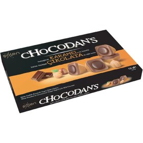 Resim Chocodan's Karamelli Fındıklı Çikolata 125 G 