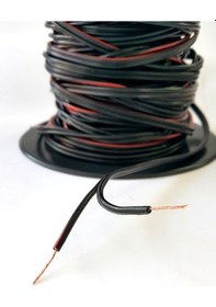 Resim Electroon 2x0.75 MM Siyah İnce Hoparlör Ses Kablosu 25metre 