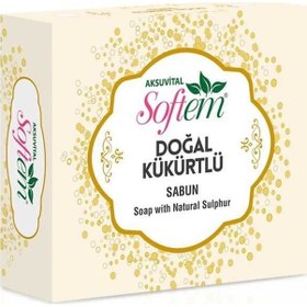 Resim Softem Doğal Kükürtlü Katı Bitkisel Sabun 130 G 