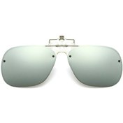 Resim Polarize Flip Up Güneş Gözlüğü Üzerinde Klip Erkekler Araba Sürücü Gözlük Gece 04 Altın 