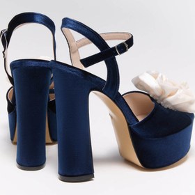 Resim Nur Karaata Bloom Navy Heels 