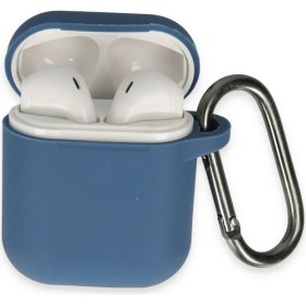 Resim Apple Airpods 2 (2.nesil) Hang Kılıf - Lacivert 