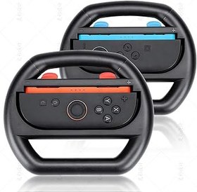 Resim Growalleter NS2 direksiyon çifti, Nintendo Switch 2 Joy-Cons, NS2 yarış direksiyonu için, Mario Kart 8 Deluxe ile uyumlu 