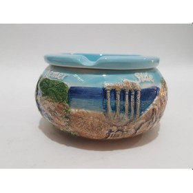 Resim Kabartmalı Seramik Küllük Sürpriz Hedie 