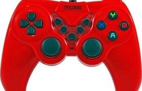 Resim Trilogic GP848 Kırmızı Vıctory Turbo Pc Gamepad 