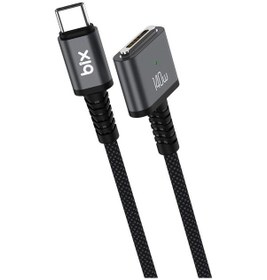Resim Bix Bxm3c 140w Type-c To Magsafe 3 Macbook Pro Ve Macbook Air 13,14,16, M1 M2 Uyumlu Manyetik Örgülü Şarj Kablosu 2 Metre 