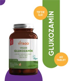 Resim Genel Markalar Premium Vegan Glukozamin, Bromelain, Rutin Içeren 60 Tablet 