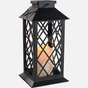 Resim Solar Fener 1 Led Alev Efektli 