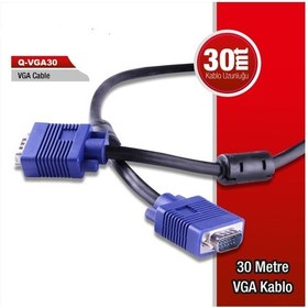 Resim Qport Qvga30 30Mt Vga Kablo 