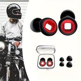 Resim Kulaklıklar, Motosiklet Kulaklıkları, Yumuşak Yeniden Kullanılabilir Silikon Kulaklıklar, Sürücüler/Işık Uyuyucuları İçin Uygun, Gece Uyku Kulaklıkları ve S/M/L Üç Boyut, 11 Festival İçin Mükemmel Hediye Seçeneği 