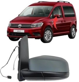 Resim Volkswagen Caddy 2015 Sonrası Ayna Komple Sol Elektrikli Isıtmalı Antenli 