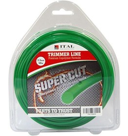 Resim Ital 3.30 MM 48 M Yuvarlak Yeşil Tırpan Misinası Ot Çim Kesme İpi 