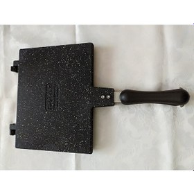 Resim Taşhan Maxi Lüx Bakalit Saplı Ocak Üstü Döküm Tost Makinesi Siyah 