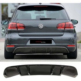 Resim Golf 6 Rieger Difüzör Parlak Siyah 