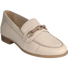 Resim Mammamia D24ya-3215 Kadın Deri Loafer Ayakkabı D24YA-3215-R17748 Kemik 