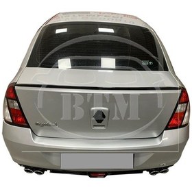Resim Renault Symbol 1998-2008 Bagaj Üstü Spoiler Piano Black 