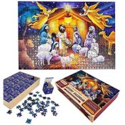 Resim 2023 Noel Advent Takvimi İsa'nın Doğuşu Yapboz Bulmacaları 24 Gün Geri Sayım Çocuklar, Erkekler Ve Kızlar İçin Sürpriz Hediyeler 