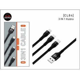 Resim Subzero Sub Zero 3 Farklı Girişli Şarj Kablosu Cl84 