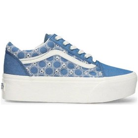 Resim Vans Ua Old Skool Stackform Kadın Günlük Ayakkabı Vn0a7q5mblu1 Mavi Mavi 