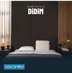 Resim Viscomavi Didim Tombul Klasik Visco Yastık 