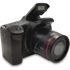 Resim Dijital Kamera 16x Odak Yakınlaştırma Tasarım Çözünürlüğü 1280 720 Desteklenen Sd Kart 4 Aa Pil İle Çalışır Fotoğraf Ç 