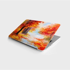 Resim Laptop Sticker Bilgisayar Notebook Pc Kaplama Etiketi Sonbahar Yağlıboya 