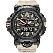 Resim Yingfu Smael 8035 Erkek Spor Saati - 50m Su Geçirmez, Gece Işık, Alarım, Kronometre, Otomatik Takvim, Kauçuk Kordon, Kahver Çok Renkli 