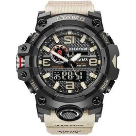 Resim Yingfu Smael 8035 Erkek Spor Saati - 50m Su Geçirmez, Gece Işık, Alarım, Kronometre, Otomatik Takvim, Kauçuk Kordon, Kahver Çok Renkli 