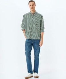 Resim Straight Fit Kot Pantolon - Mark Jean 