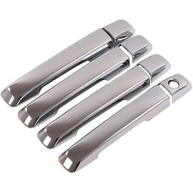 Resim Tenfowee "abs Krom Kapı Kolu Kapağı - Isuzu Dmax 2012-2018 İçin 8 Parça Koruma Ve Dekor Seti" 