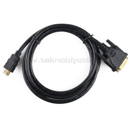 Resim Dark 1.8 Metre HDMI to DVI (24+1) Çift Yönlü Görüntü Bağlantı Kablosu (DK-CB-DVIXHDMIL180) 
