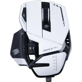 Resim Mad Catz Rat 6+ Kablolu Gaming Mouse - Beyaz MR04DCINWH000-0 