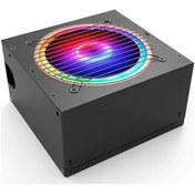 Resim AyrStore RAMPAGE RGB-600 600W 80+ 12CM FANLI RGB POWER SUPPLY 