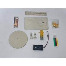 Resim Hasyılmaz Ahşap DIY Pilli Çizim Robotu 