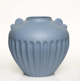 Resim Vitale Antıque Mavi Vazo Kısa 27 27 24 Cm Ak.jl0057 Renkli 