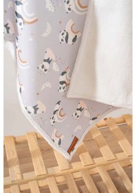 Resim Fluffy Bebek Battaniyesi 70x100 Cm Panda Desen Çok Renkli 