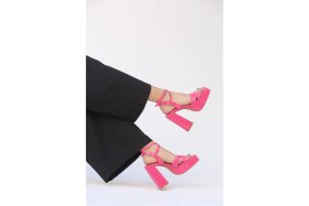 Resim Guja Riri 4cm Platformlu Kadın Topuklu Ayakkabı G075 