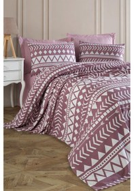 Resim Baskılı Pike Takımı Tek Kişilik Artec Lila Lila 