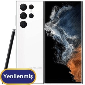 Resim Samsung S22 Ultra Yenilenmiş TR Garanti | 256 GB 8 GB Beyaz 