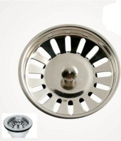 Resim ÇELİKEL Mutfak Evye Sifonu Süzgeci Çap 8 Cm Mutfak Lavabo Süzgeci 