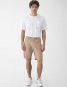 Resim Ltb Mateus Düz Kesim Jean Bermuda 010096103215447 54510 Kahve Rengi Kahverengi 