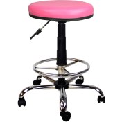 Resim Bürocci Metal Ayaklı Yüksek Tabure-Pembe-2999T0120 