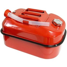 Resim Steweld Yatay Kırmızı Metal Benzin Bidonu 20 Litre Stw-20020 