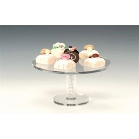 Resim 32,5 cm Akrilik , Ayaklı Pasta Standı 